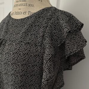 Monteau brand Black and White Women's Top